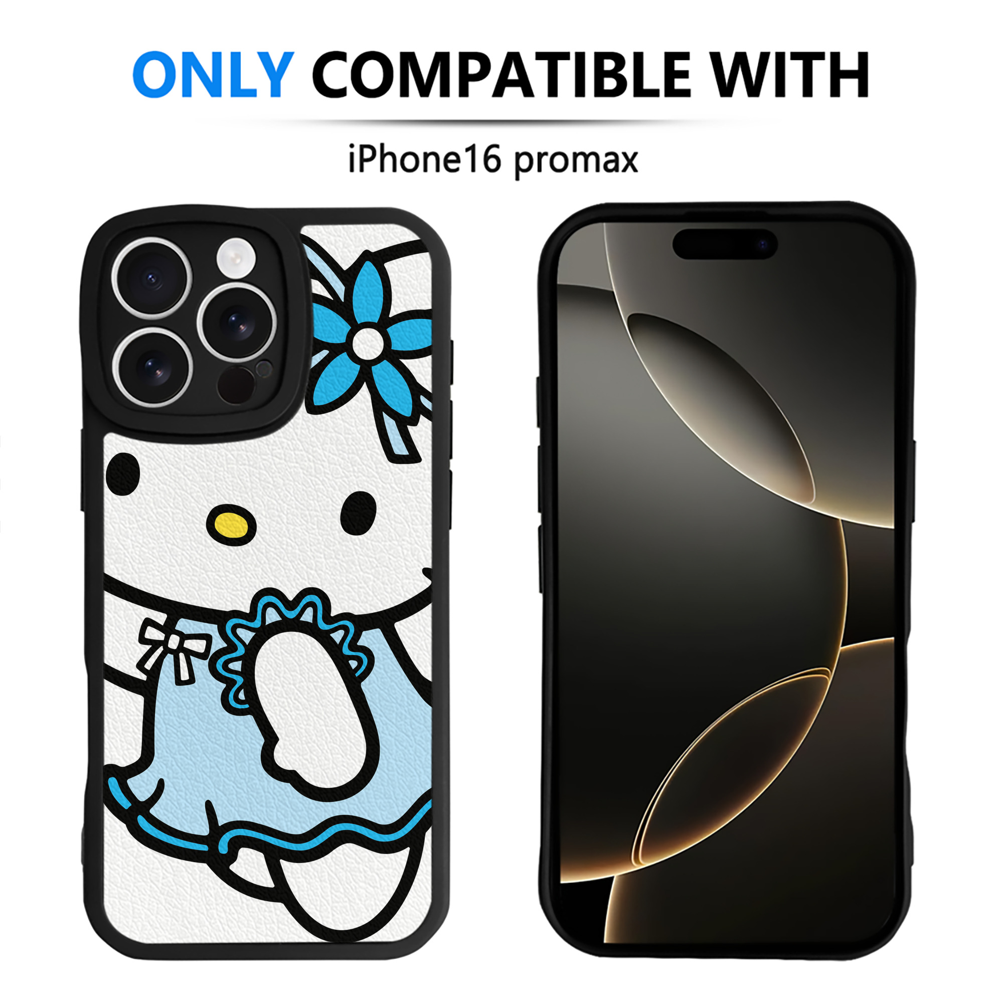 （画像用） Hello Kitty ハローキティ 【iPhone 16シリーズ対応】シリコンスマホケース（レザー調） 材質：シリコン